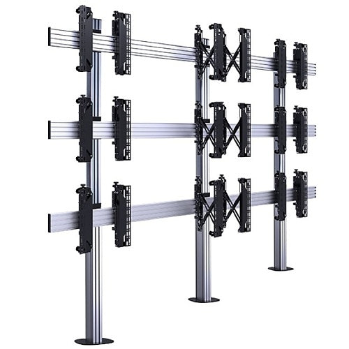 B-Tech BT83723X3BS video wall stand