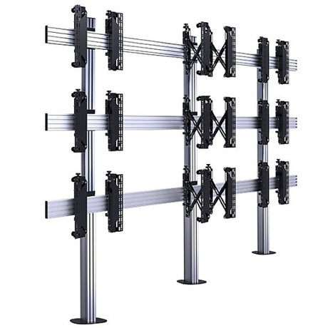 B-Tech BT83723X3BS video wall stand