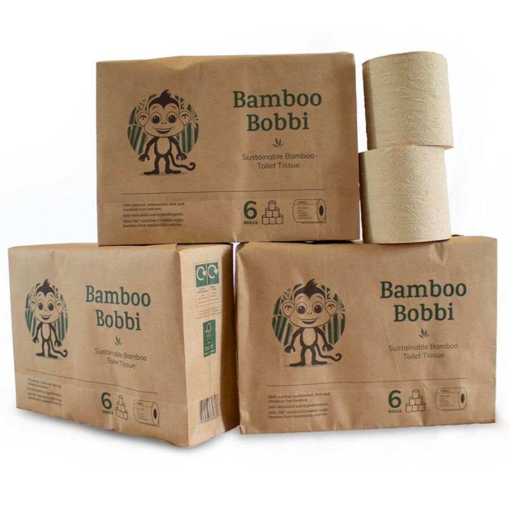 3ply Bamboo Toilet Paper (6PK, 24PK and 48PK)