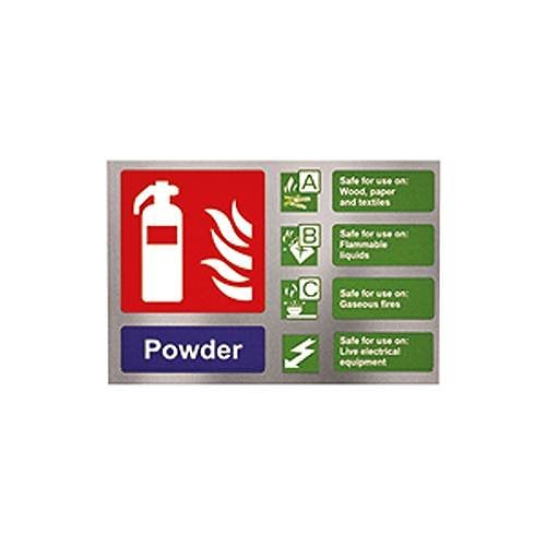 Bull C1233D powder sign for fire safety equipment