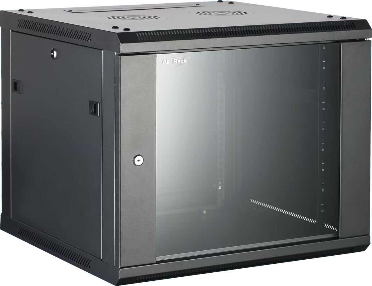 All-Rack CAB6WB550BLK Wall Mounted Cabinet