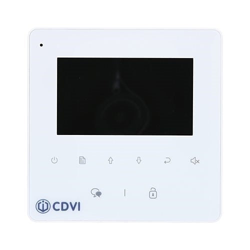 CDVI CDV-43 internal monitor, white