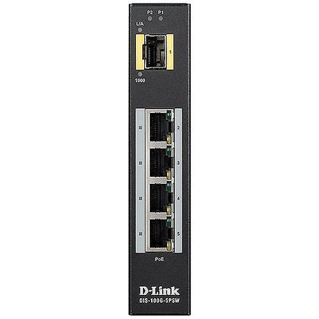 D-Link DIS-100G-5PSW unmanaged PoE switch