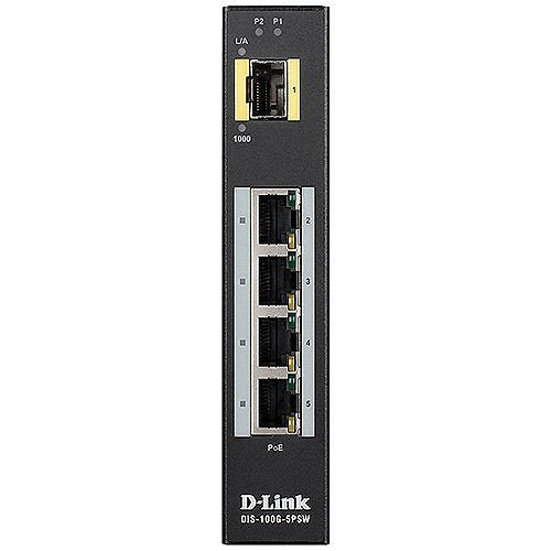 D-Link DIS-100G-5PSW unmanaged PoE switch