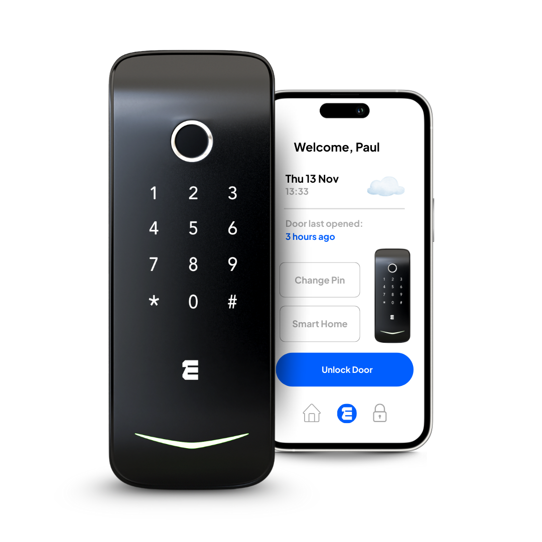 WME DL2 Smart Door Lock – Wi-Fi Voice Fingerprint Keypad (Alexa/Google)