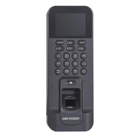 Hikvision DS-K1T804BMF biometric card reader, keypad access device