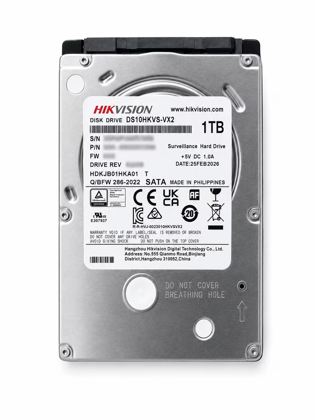 Hikvision DS10HKVS-VX2(2.5Inch) Surveillance Hard Disk Drive