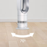 Dyson Hot+Cool™ Jet Focus AM09 fan heater in white/nickel