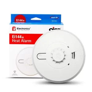 Aico Ei144e Heat Alarm – Mains Powered with Battery Backup – SKU: Ei144e