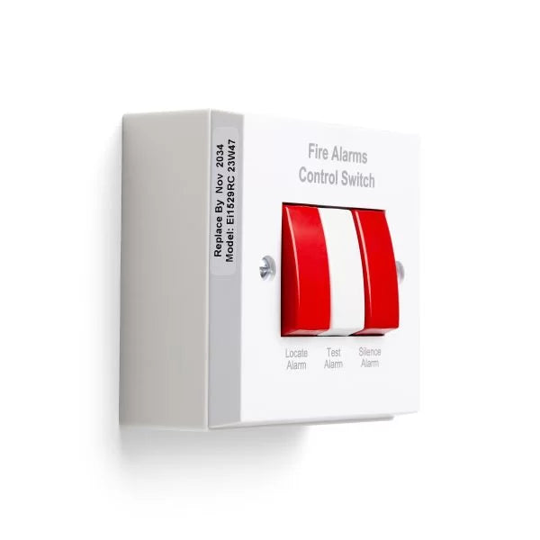 Aico Ei1529RC Hard Wired Alarm Control Switch – Test, Locate, Silence for Aico Systems – SKU: Ei1529RC