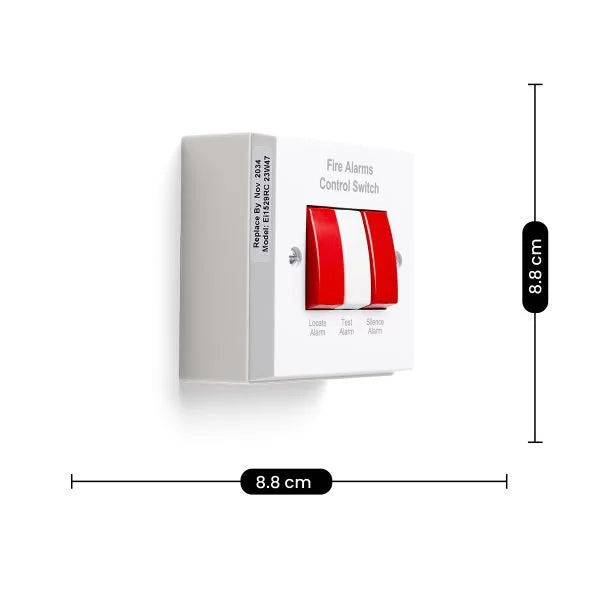 Aico Ei1529RC Hard Wired Alarm Control Switch – Test, Locate, Silence for Aico Systems – SKU: Ei1529RC