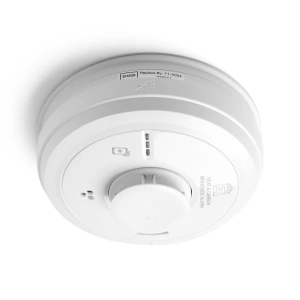 Aico Ei3028 Multi-Sensor Heat & Carbon Monoxide Alarm – Dual Sensor Protection – Ei3028, Ei3000MRF Compatible