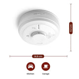 Aico Ei3028 Multi-Sensor Heat & Carbon Monoxide Alarm – Dual Sensor Protection – Ei3028, Ei3000MRF Compatible