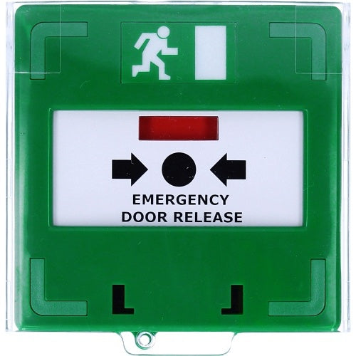 CDVI EM301 manual call point, green