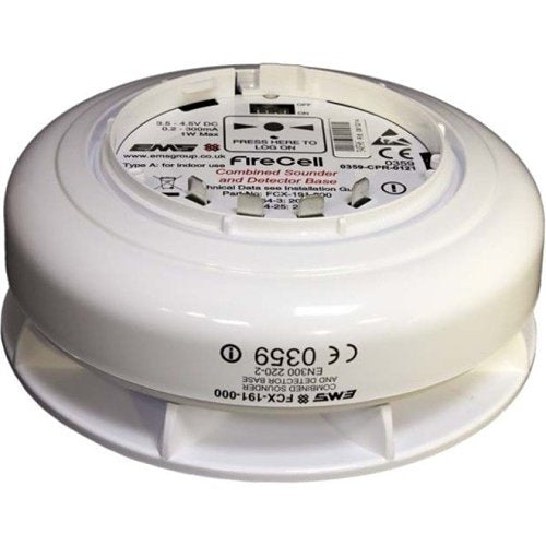 EMS FCX-191-000 sounder detector base