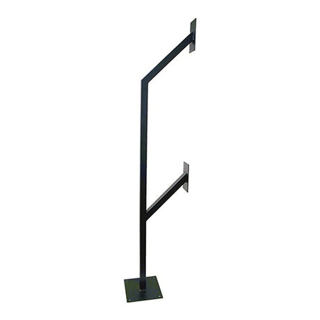 CDVI GNP-2CL goose neck post, black