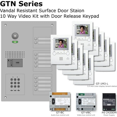 Aiphone GT-10M3/VSS+AC10U door station kit