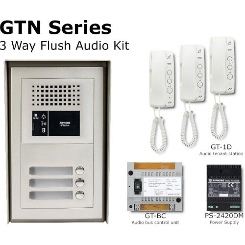 Aiphone GT-3D/AF flush audio kit