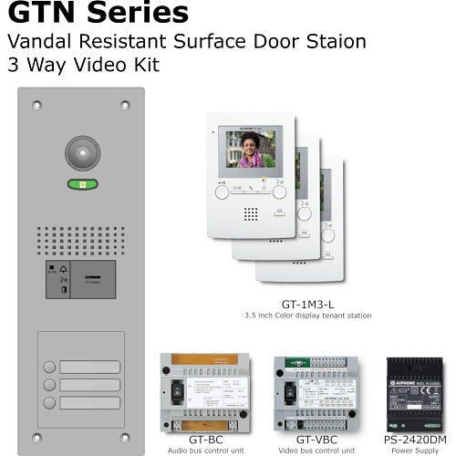 Aiphone GT-3M3/VSS door station kit