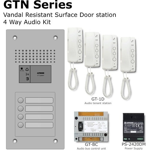 Aiphone GT-4D/ASS intercom system kit