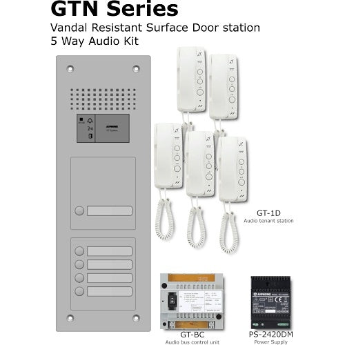 Aiphone GT-5D/ASS surface audio kit