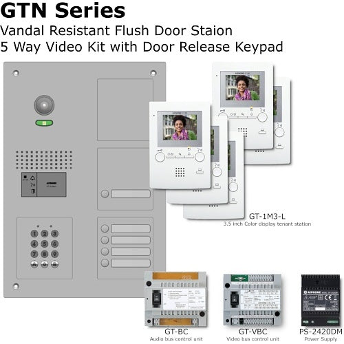 Aiphone GT-5M3/VFS+AC10U door station kit