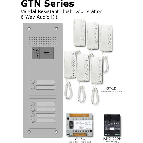 Aiphone GT-6D/AFS flush audio kit