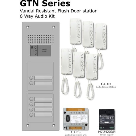 Aiphone GT-6D/AFS flush audio kit