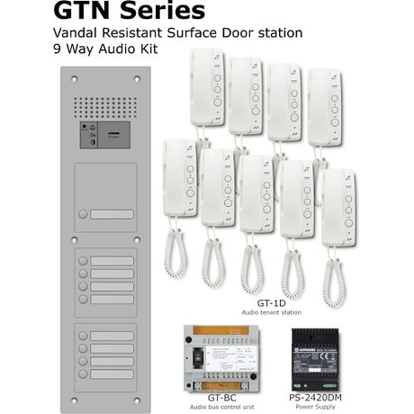 Aiphone GT-9D/ASS surface audio kit