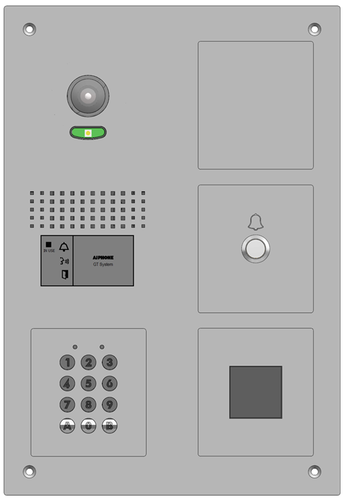 Aiphone GTN-1V/S/SS+AC10U+CPM video door station