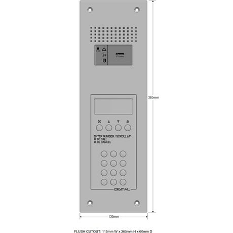 Aiphone GTN-ADGF/SS modular door station
