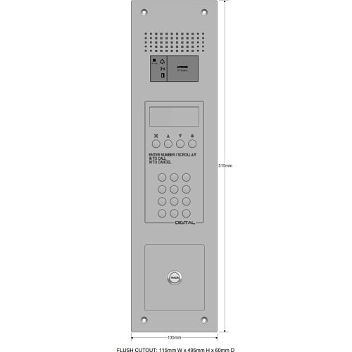 Aiphone GTN-ADGS+TRADE/TALL modular door station