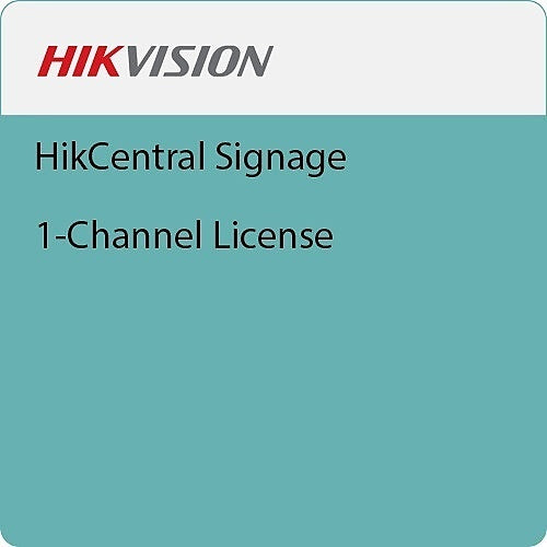Hikvision HIKCENTRAL-P-DIGITALSIGNAGE-1CH terminal license