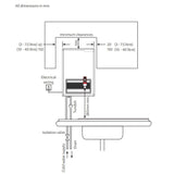 HydroBoil Plus HP003 3 Litre or HP005 5 Litre Instant On-Wall Boiling Water Heater (403562 / 405562)