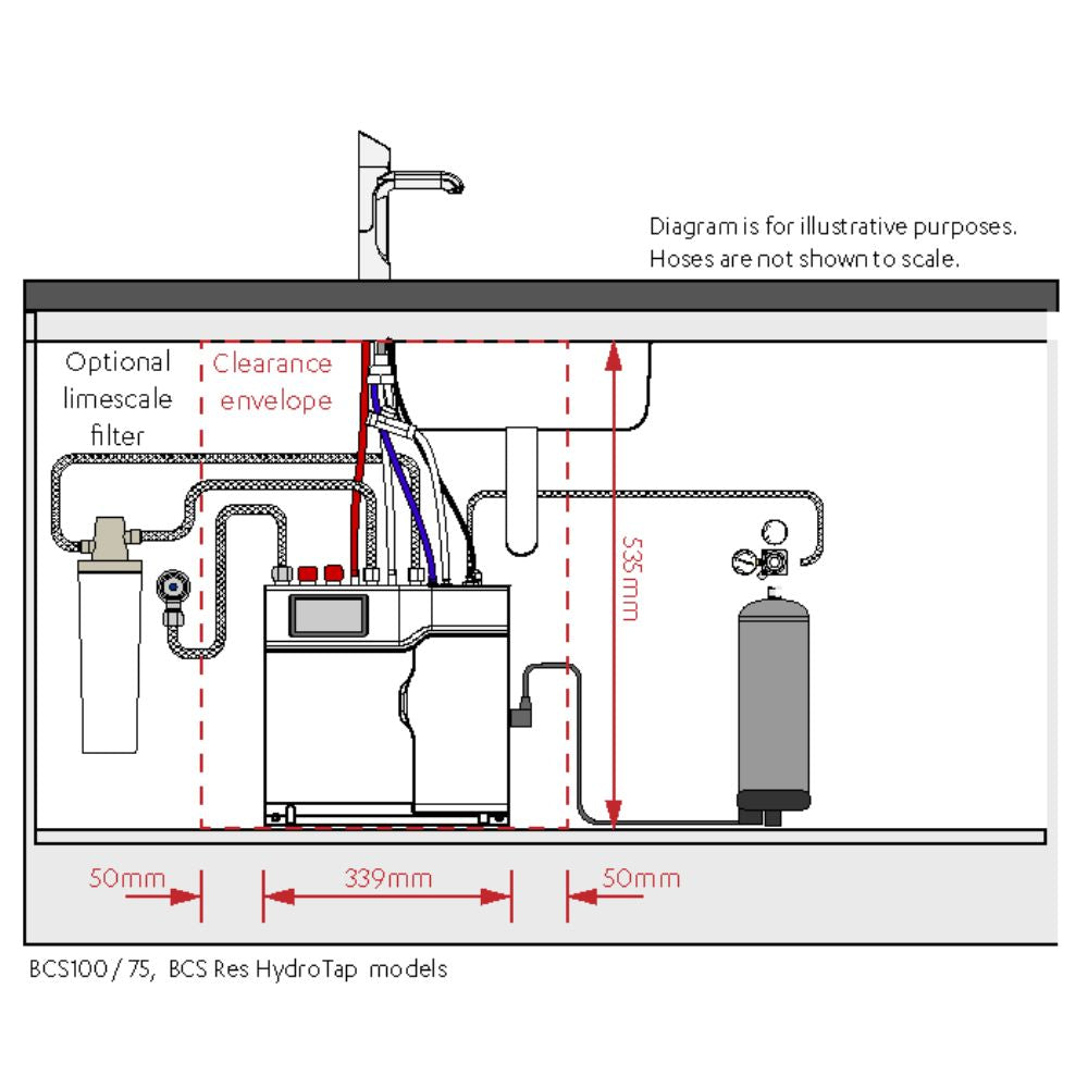 HydroTap G5 Classic Plus Boiling Chilled Sparkling (H55783Z00UK)