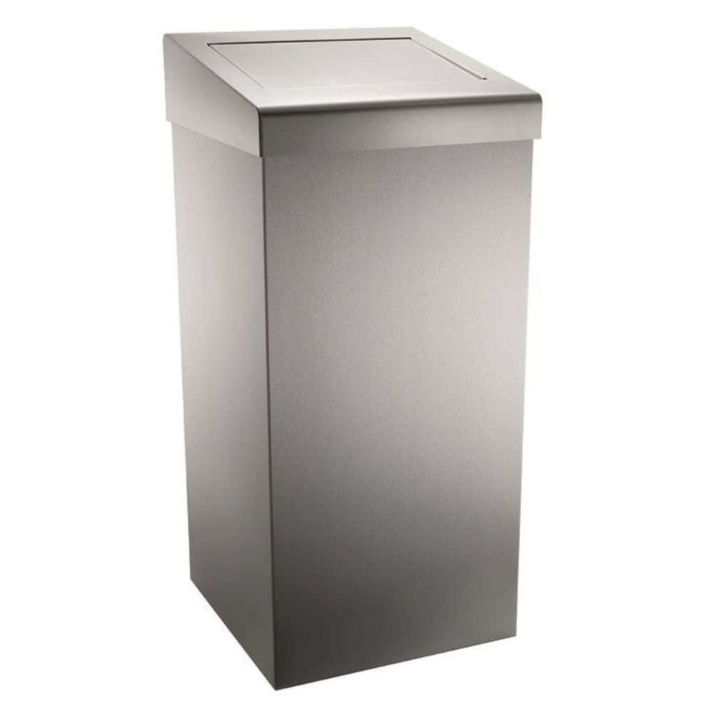 Vivo Stainless Steel Series 50Ltr Push Top Lid Bin