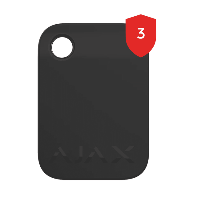 Ajax Black Tag Pack of 3 for Convenient RFID Access