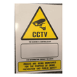 Dynamic A4 Warning Sign