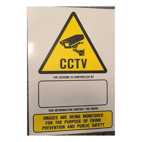 Dynamic A4 Warning Sign
