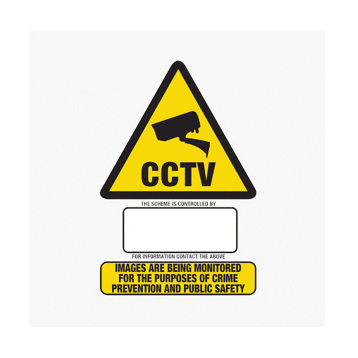 Haydon A5 Security Sign
