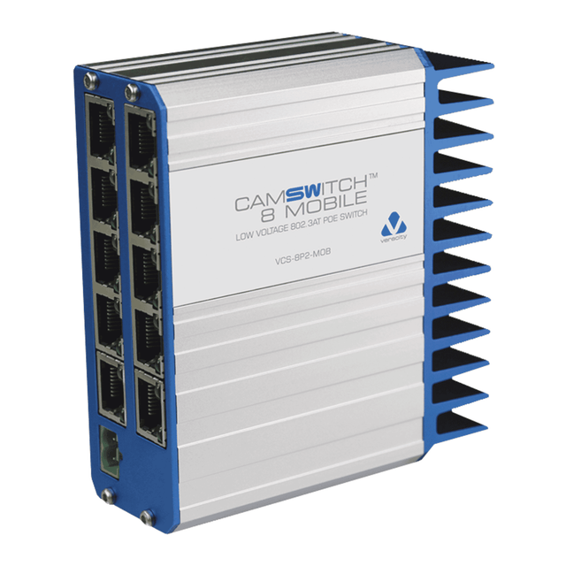 Veracity VCS-8P2-MOB 8-Port Camera Switch with PoE, Mobile Version