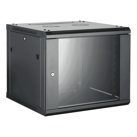 All-Rack CAB6WB600BLK 6U 600mm Deep Wall Mount Cabinet, Black