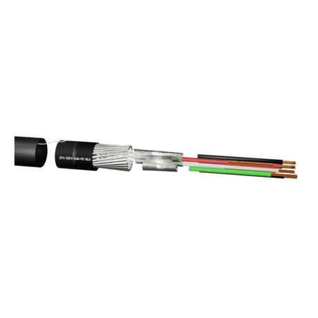 SFX Cables SFX/ISP3-SWA-PE-BLK-1 1M (PER METRE) ISP3 3PR 22AWG INDIVIDUAL FOIL SCREEN 600V SWA BLACK PE (8777) CPR:FCA