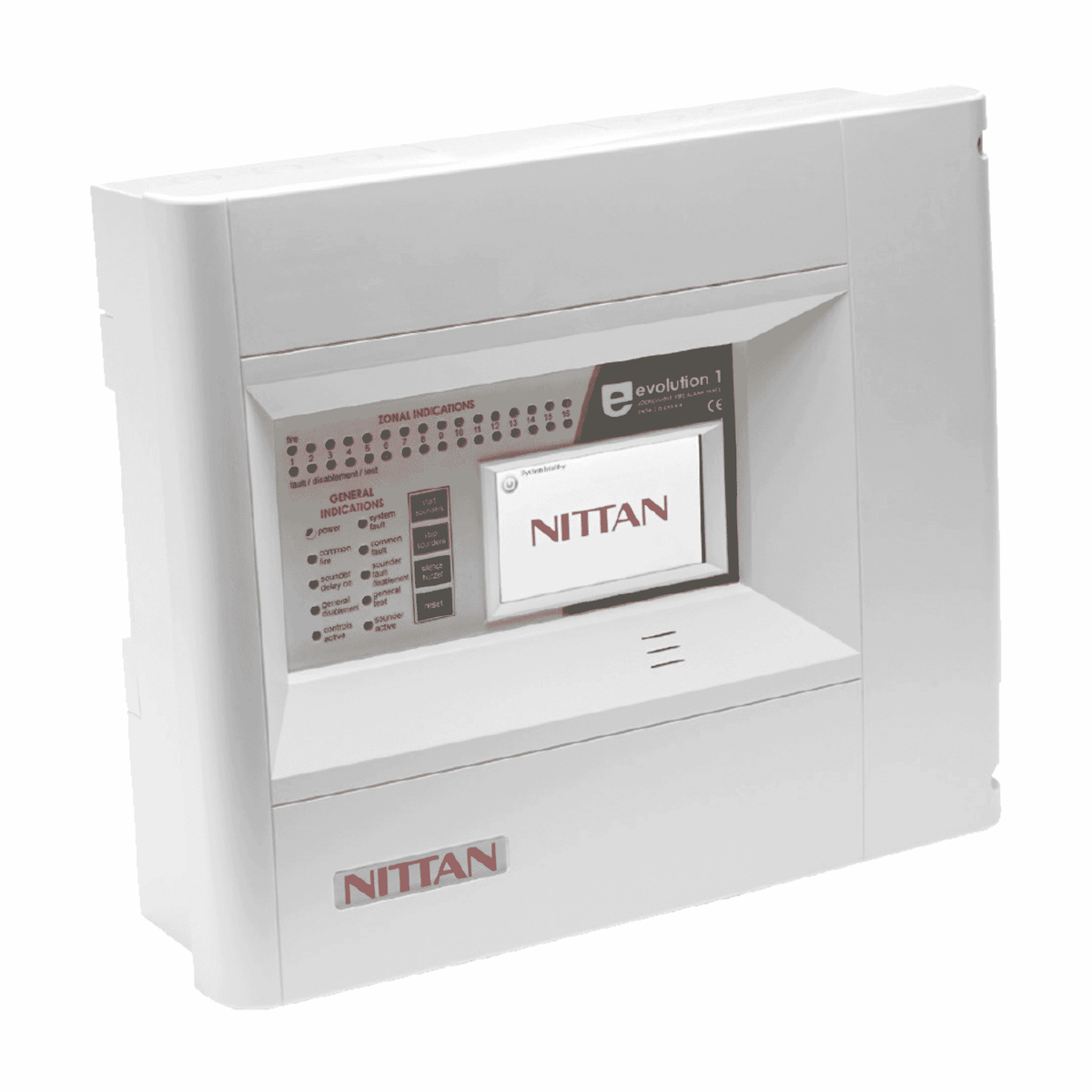 Nittan Evolution1 Single Loop Touch Screen Fire Alarm Panel – Advanced Fire Detection & Control
