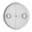 Ajax 9549.10.WH SmartBracket for FireProtect White – Mounting Bracket for Smoke & Heat Detector