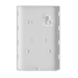Ajax SmartBracket DualCurtain Outdoor White - Sturdy Mount for Dual PIR Sensors
