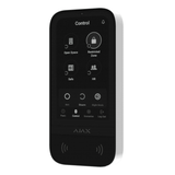 White Touchscreen Keypad for Security Systems
