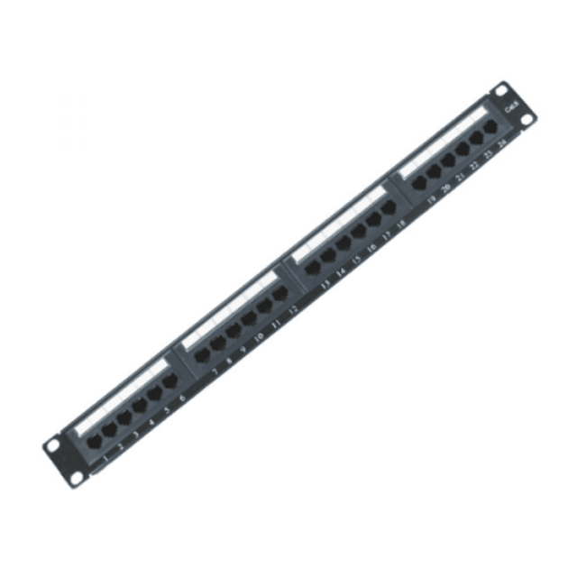 All-rack 24-Port Cat6 Patch Panel - High-Speed Network Organization