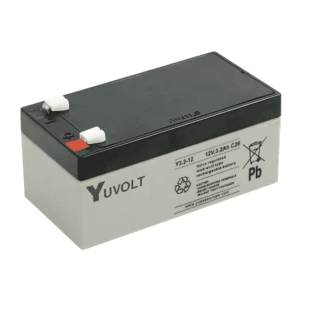 Yuasa Y3.2-12 12V 3.2Ah Sealed Lead Acid Rechargeable Battery