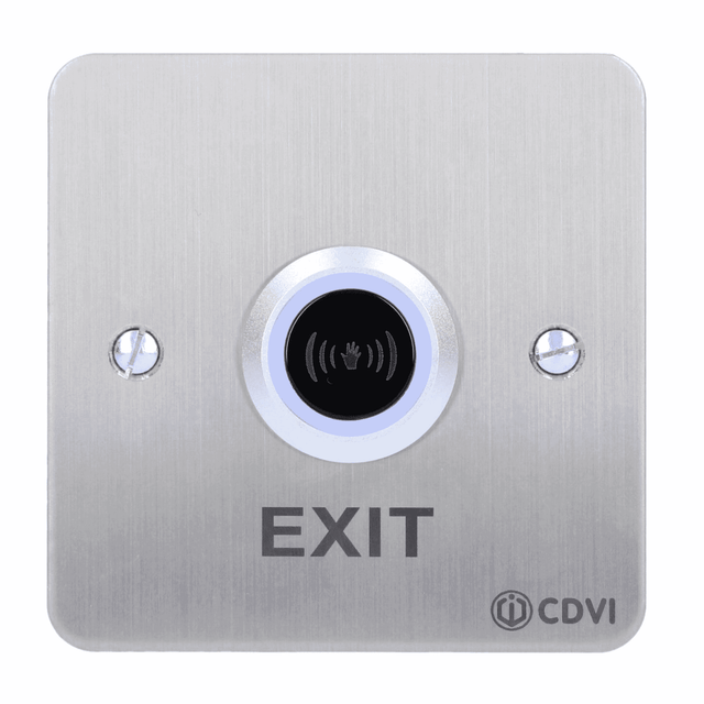 CDVI RTE-IRF Infrared Exit Device - Flush Mount, Touch-Free Sensor